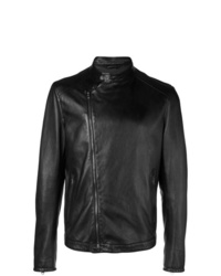 Мужской черный кожаный бомбер от Dolce & Gabbana