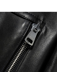 Мужской черный кожаный бомбер от Gucci