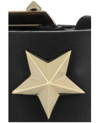 Черный кожаный браслет от Givenchy