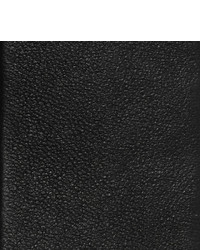 Мужской черный кожаный галстук от Saint Laurent