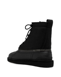 Мужской черный кожаный зимние ботинки от Suicoke