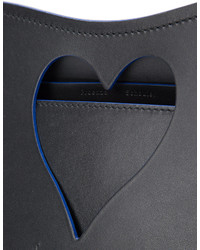 Черный кожаный клатч с вырезом от Proenza Schouler