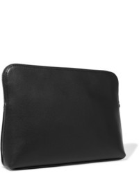 Черный кожаный клатч с рельефным рисунком от 3.1 Phillip Lim