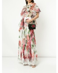 Черный кожаный клатч с украшением от Dolce & Gabbana