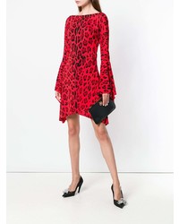 Черный кожаный клатч с украшением от Versace