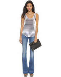 Черный кожаный клатч от Marie Turnor