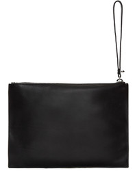 Черный кожаный клатч от MCQ