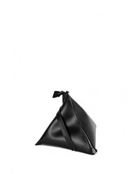 Черный кожаный клатч от Asya Malbershtein