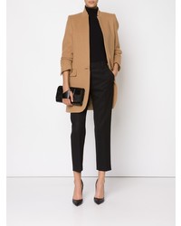 Черный кожаный клатч от Perrin Paris