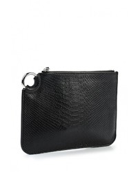 Черный кожаный клатч от Banana Republic