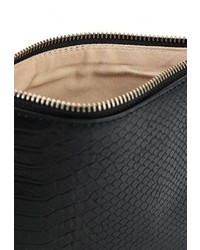 Черный кожаный клатч от Banana Republic