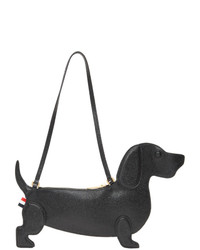 Черный кожаный клатч от Thom Browne