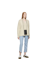 Черный кожаный клатч от Building Block