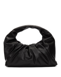 Черный кожаный клатч от Bottega Veneta