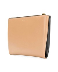 Черный кожаный клатч от Marni