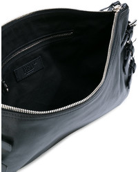 Черный кожаный клатч от RED Valentino