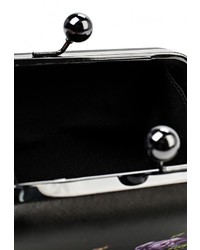 Черный кожаный клатч от Calipso