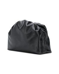 Черный кожаный клатч от Jil Sander