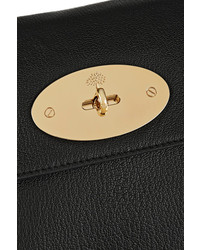 Черный кожаный клатч от Mulberry