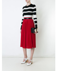 Черный кожаный клатч от Rula Galayini