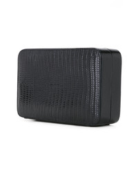 Черный кожаный клатч от Rula Galayini