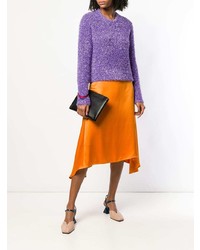 Черный кожаный клатч от Marni