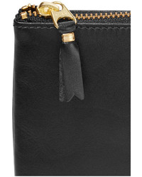 Черный кожаный клатч от Comme des Garcons