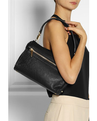 Черный кожаный клатч от Elizabeth and James