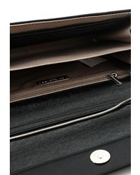 Черный кожаный клатч от David Jones