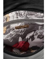 Черный кожаный клатч от David Jones