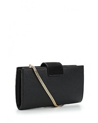 Черный кожаный клатч от Dorothy Perkins