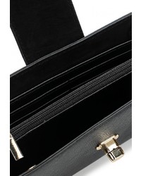 Черный кожаный клатч от Dorothy Perkins