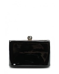 Черный кожаный клатч от Eternel