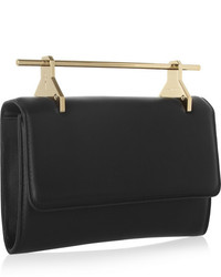 Черный кожаный клатч от M2Malletier