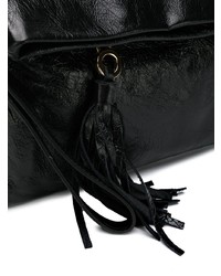 Черный кожаный клатч от L'Autre Chose