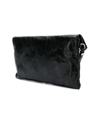 Черный кожаный клатч от L'Autre Chose
