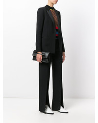 Черный кожаный клатч от Valentino