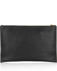 Черный кожаный клатч от Miu Miu