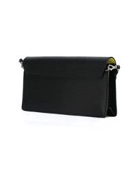 Черный кожаный клатч от Valextra