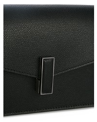 Черный кожаный клатч от Valextra
