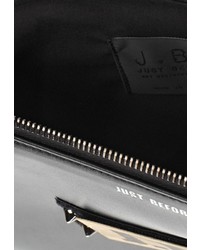 Черный кожаный клатч от J.B4