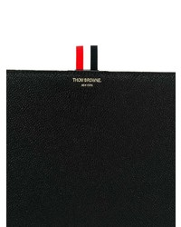 Черный кожаный клатч от Thom Browne