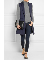 Черный кожаный клатч от Loewe