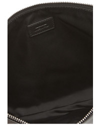 Черный кожаный клатч от Jil Sander