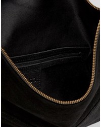 Черный кожаный клатч от Asos