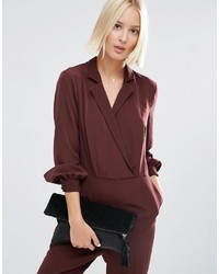 Черный кожаный клатч от Asos