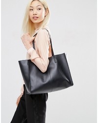 Черный кожаный клатч от Asos