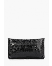 Черный кожаный клатч от Lokis