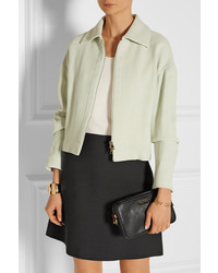 Черный кожаный клатч от Miu Miu