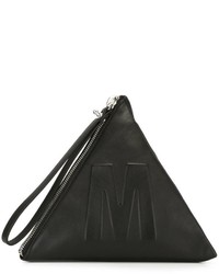 Черный кожаный клатч от McQ by Alexander McQueen